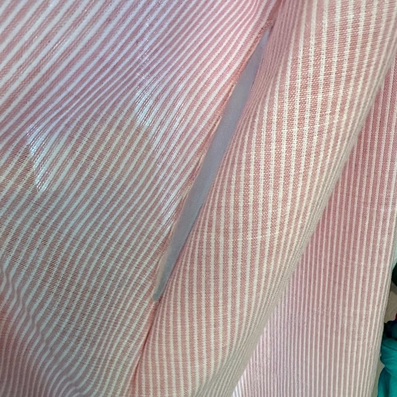 NWT cotton shift of pink and white striping. Very cute - Picture 6 of 7